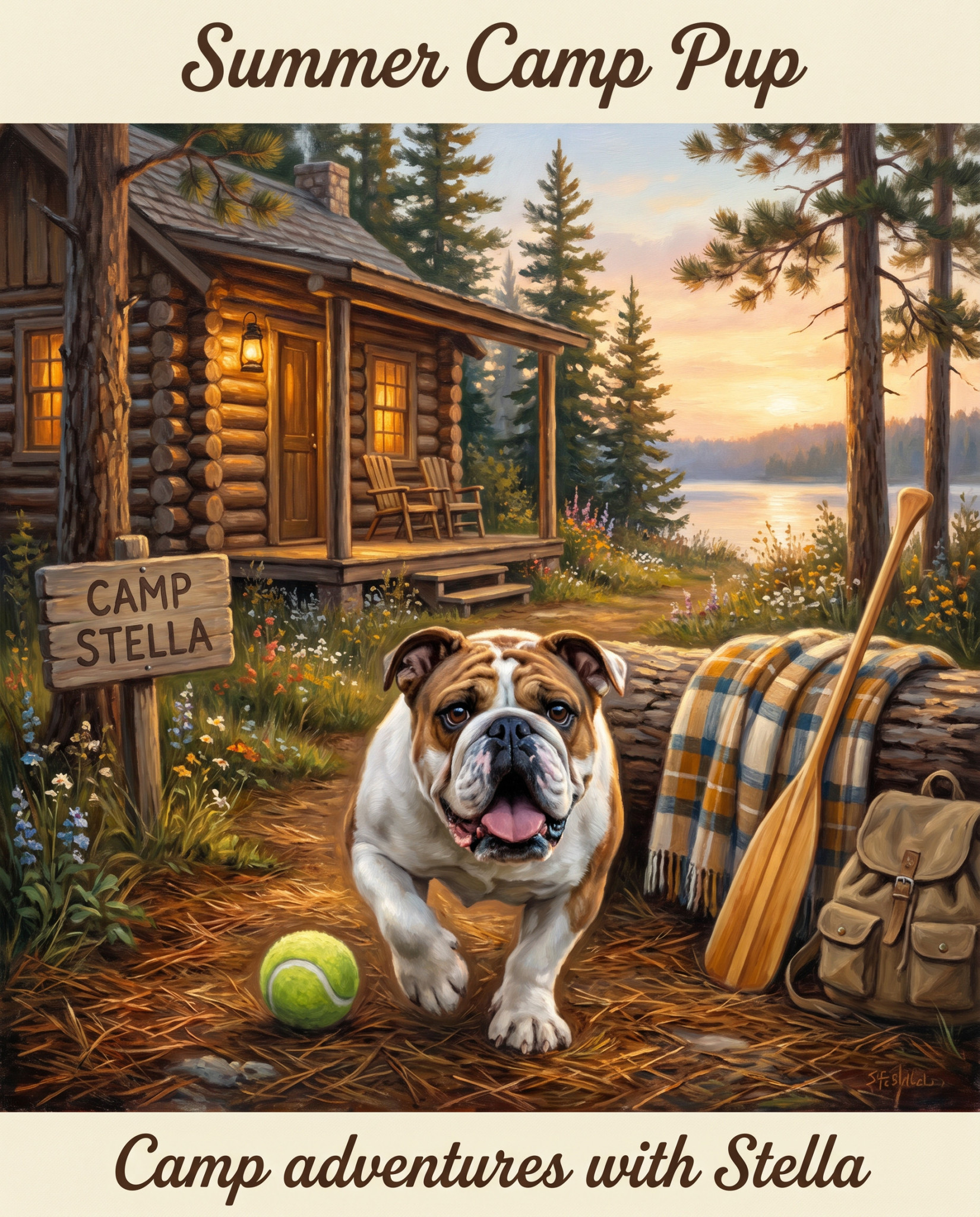 August — Summer Camp Dog