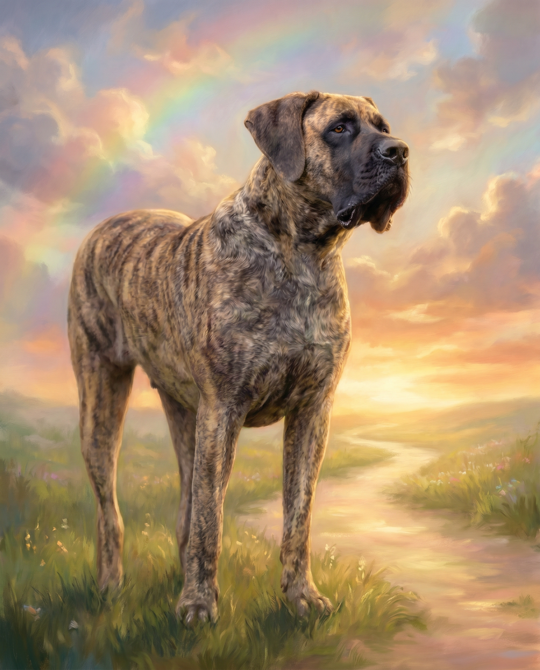 Rainbow sample portrait